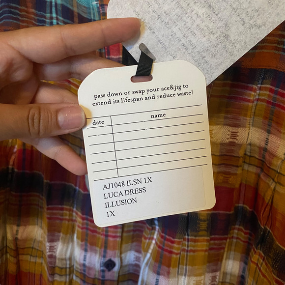 NWT Ace & Jig Luca dress in illusion Dress sz 1x - Picture 4 of 8